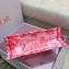 Dior Medium Book Tote Bag in Toile de Jouy Transparent Canvas Fluorescent Pink 2022