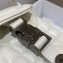 Dior Small Diorcamp Bag in Macrocannage Calfskin White 2022