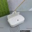 Gucci GG Marmont belt bag ‎699757 Resin White 2022
