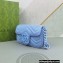 Gucci GG Marmont belt bag ‎699757 Resin Blue 2022