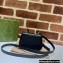 Gucci Blondie card case wallet 698635 leather Black 2022