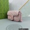 Gucci GG Marmont belt bag ‎699757 Resin Pink 2022