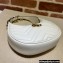 Gucci GG Marmont half-moon-shaped mini bag ‎699514 White 2022