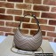 Gucci GG Marmont half-moon-shaped mini bag ‎699514 Nude 2022