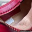 Gucci GG Marmont half-moon-shaped mini bag ‎699514 Red 2022