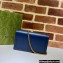 Gucci Diana mini bag with bamboo ‎696817 Blue 2022