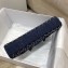 Dior Lady D-Joy Bag in Eyelet Blue Cannage Denim 2022