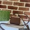 Gucci Blondie card case wallet 698635 leather Coffee 2022