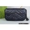 Gucci GG Marmont belt bag ‎699757 Resin Black 2022