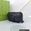 Gucci GG Marmont belt bag ‎699757 Resin Black 2022