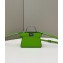 Fendi padded nappa leather Peekaboo ISeeU Micro Bag Green 2022