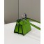 Fendi padded nappa leather Peekaboo ISeeU Micro Bag Green 2022