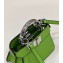 Fendi padded nappa leather Peekaboo ISeeU Micro Bag Green 2022