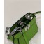 Fendi padded nappa leather Peekaboo ISeeU Micro Bag Green 2022
