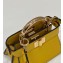 Fendi padded nappa leather Peekaboo ISeeU Micro Bag Yellow 2022