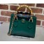 Gucci Diana lizard mini Top Handle bag 675800 Dark Green 2022