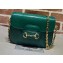 Gucci Horsebit 1955 lizard mini Shoulder bag ‎675801 Dark Green 2022