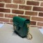 Gucci Horsebit 1955 lizard mini Shoulder bag ‎675801 Dark Green 2022