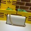 Gucci x Adidas 1955 Horsebit Wallet with Chain Bag 621892 leather White 2022