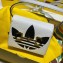 Gucci x Adidas card case with Horsebit Bag 702248 leather White 2022