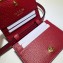 Gucci x Adidas card case with Horsebit Bag 702248 leather Red 2022