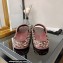 Chanel Chain Around Woven rope Mules Burgundy 2022