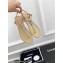 Chanel Crystal Star Thong Sandals Beige 2022