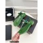 Chanel Crystal Star Thong Sandals Green 2022