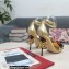 Dolce & Gabbana DG Logo Heel 10.5cm Black Red Roses Sandals Gold 2022
