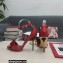 Dolce & Gabbana DG Logo Heel 10.5cm Black Red Roses Sandals Red 2022