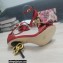 Dolce & Gabbana DG Logo Heel 10.5cm Black Red Roses Sandals Red 2022
