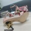 Dolce & Gabbana DG Logo Heel 10.5cm Black Red Roses Sandals Nude Pink 2022
