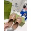 Gucci perforated GG rubber platform slip-on sandals Camel 2022