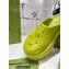 Gucci perforated GG rubber platform slip-on sandals Limi Green 2022