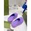 Gucci perforated GG rubber platform slip-on sandals Purple 2022