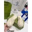 Gucci perforated GG rubber platform slip-on sandals White 2022