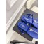 Chanel Crystal Star Thong Sandals Blue 2022