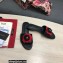 Dolce & Gabbana Black Red Roses Slides Black 2022