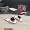 Dolce & Gabbana Black Red Roses Slides White 2022