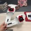 Dolce & Gabbana Black Red Roses Slides White 2022