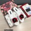 Dolce & Gabbana Black Red Roses Slides White 2022
