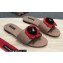 Dolce & Gabbana Black Red Roses Slides Nude 2022