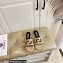 Versace Greca Maze Calfskin Flat Sandals Nude 2022