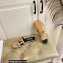 Versace Greca Maze Calfskin Flat Sandals Nude 2022
