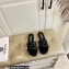 Versace Greca Maze Calfskin Flat Sandals Black 2022