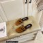 Versace Greca Maze Calfskin Flat Sandals Brown 2022