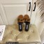 Versace Greca Maze Calfskin Flat Sandals Brown 2022