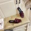 Versace Greca Maze Calfskin Flat Sandals Burgundy 2022