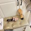 Versace Greca Maze Calfskin Flat Sandals Nude Pink 2022