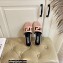 Versace Greca Maze Calfskin Flat Sandals Nude Pink 2022